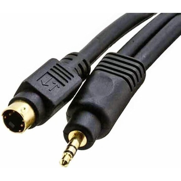 7 PIN Male S-VIDEO, 3.5mm Stereo Single Pin to 3 RCA Composite 50 feet Monoprice - Picture 2 of 4